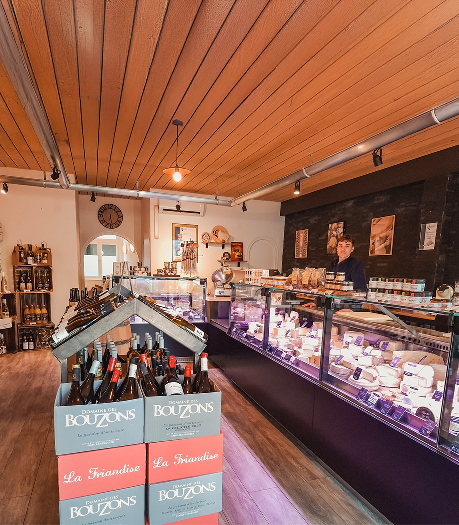 Épicerie fine fromagerie cave Gosiez Janzé
