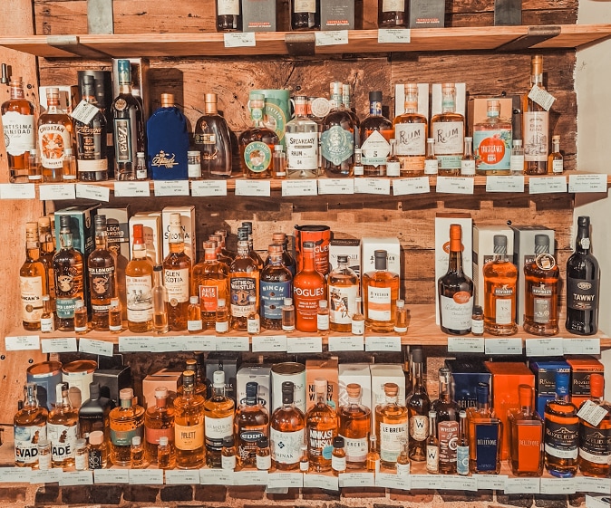 vins rouges gosiez whisky rhum