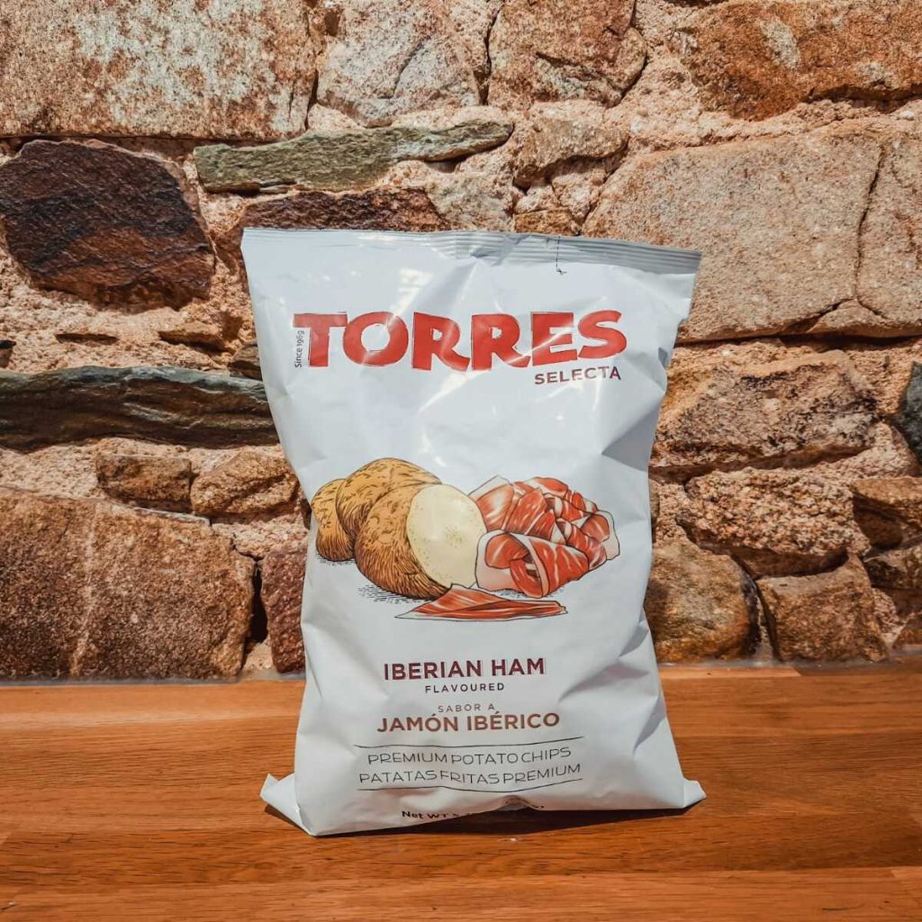 Sachet de chips Torres goût jambon ibérique 50 g