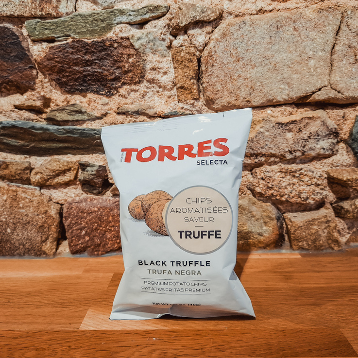 Sachet de chips Torres à la truffe noire – 40 g