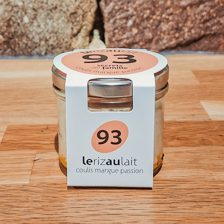 Riz au lait coco mangue passion Secrets de Famille dessert exotique en verrine