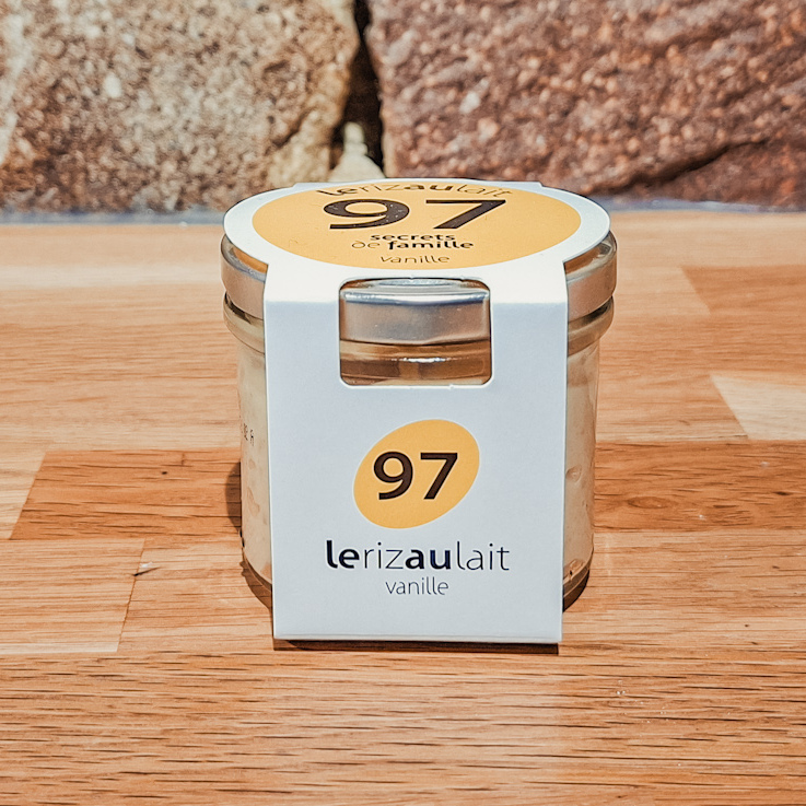 Riz au lait vanille Secrets de Famille dessert traditionnel en verrine