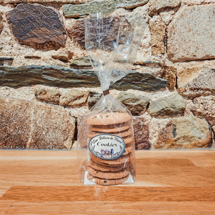 Cookies artisanaux au chocolat Les Délices de Marie fabriqués à Vitré, biscuits gourmands et fondants sélection Gosiez