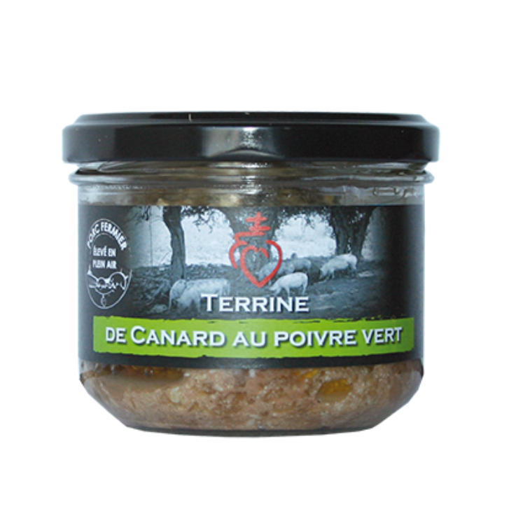 pate canard poivre vert 90g