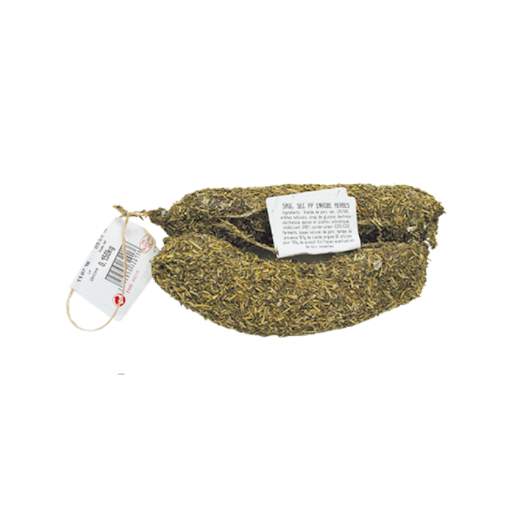 saucisson pur porc herbes 150g