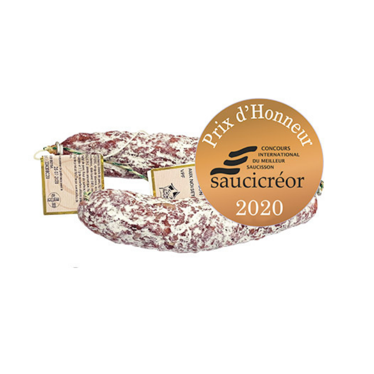 saucisson pur porc noisettes 150g