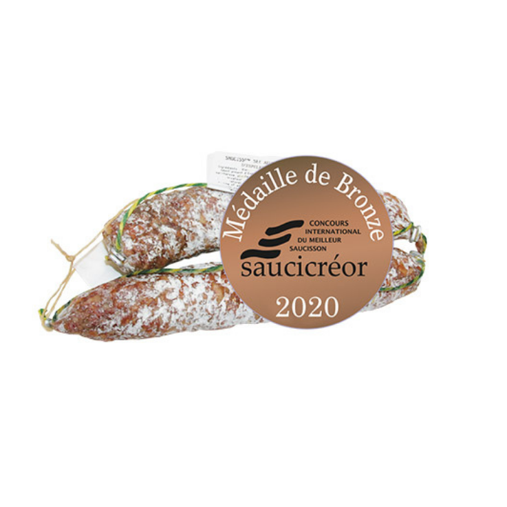 saucisson pur porc piment espelette 150g