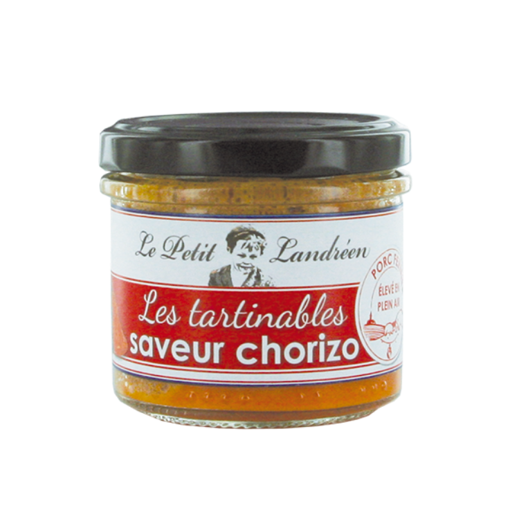 tartinable chorizo porc fermier 90g